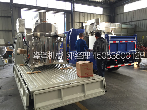 自动炒料机已经发货,一键式翻炒让您开开心心当老板