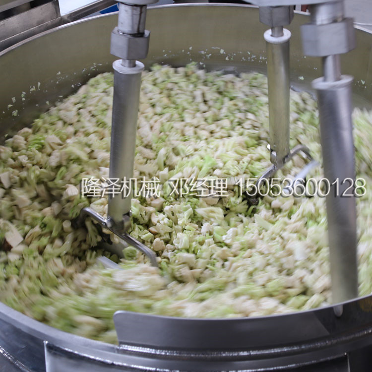 食堂炒菜机是怎么炒菜的?