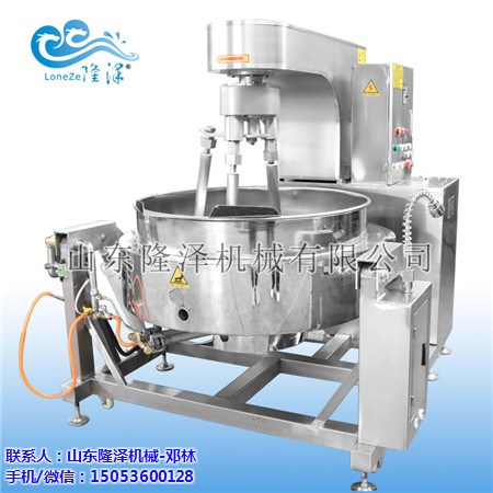 炒辣椒酱的搅拌锅有用电加热的吗